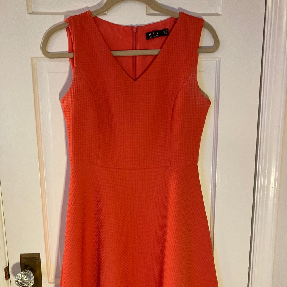 PIT Amsterdam coral A-line dress